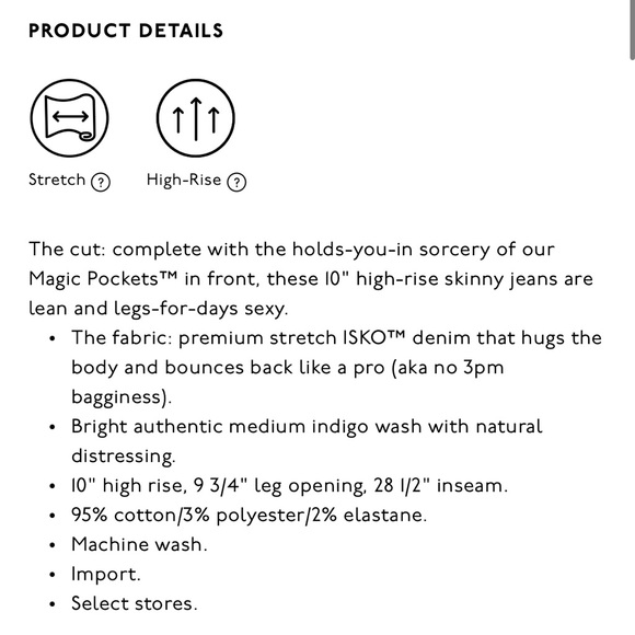 Madewell High Rise Skinny Jeans - Picture 8 of 8